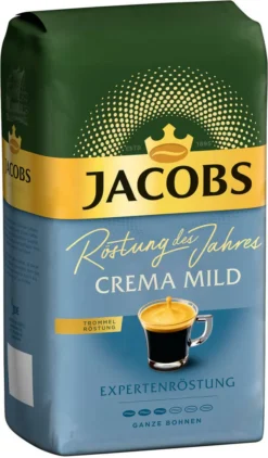 JACOBS Kaffeebohnen Expertenröstung Crema Mild Röstung Des Jahres 2 X 1 Kg + 1 Aluminium Dose Barista Design -Kaffee Verkäufe a2ad79046dcf876d83cc5bf894048ff3 2