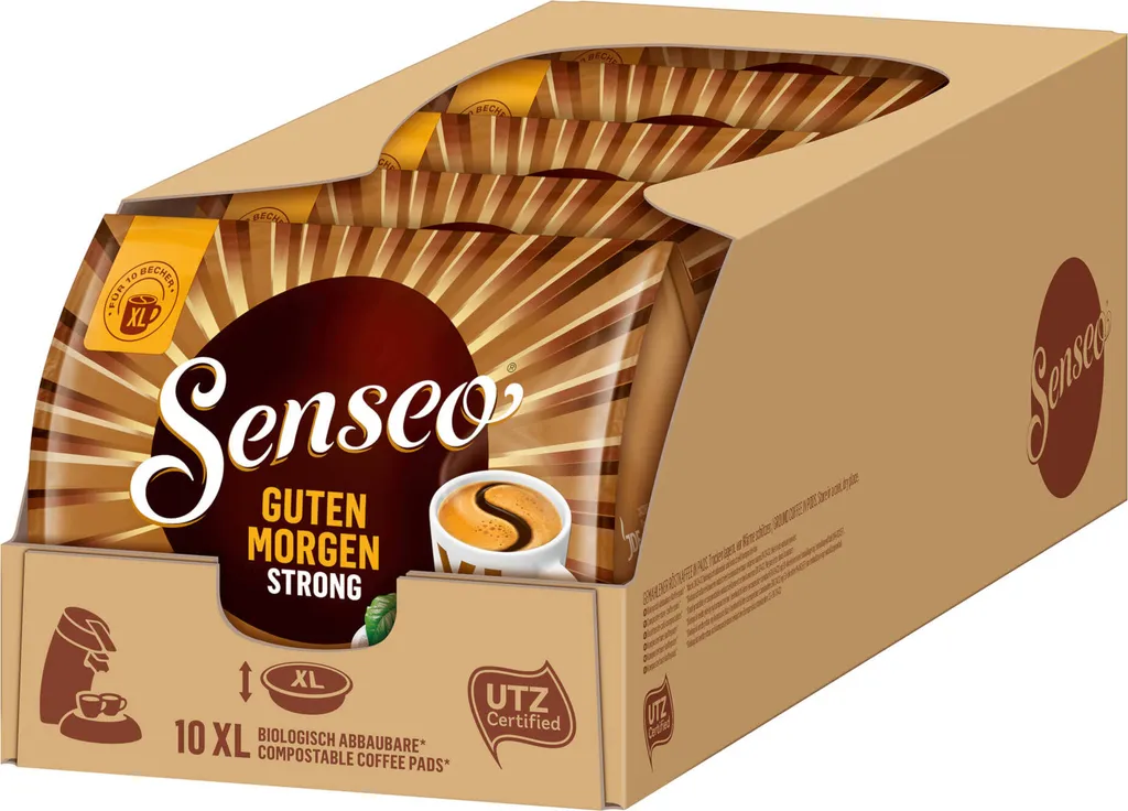 SENSEO Pads Guten Morgen Strong XL UTZ 5 X 10 Getränke Pads 7 SENSEO Pads Guten Morgen Strong XL UTZ 5 X 10 Getränke Pads – Bild 7