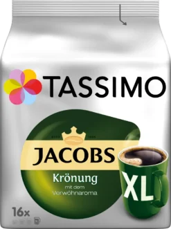 Tassimo Jacobs Krönung XL | 16 T Discs, Kaffeekapseln