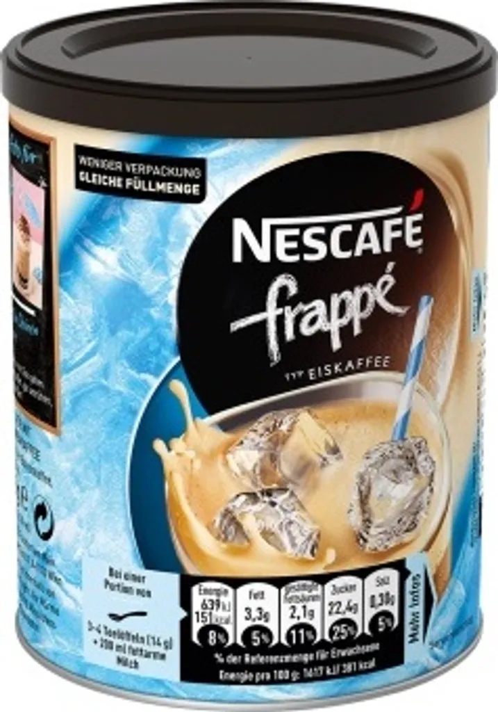 Nestlé® Nestle Nescafe Frappe Eiskaffee Mischung In Der Dose 275g 4er Pack 1 Nestlé® Nestle Nescafe Frappe Eiskaffee Mischung In Der Dose 275g 4er Pack