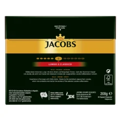 JACOBS Kapseln Lungo Classico 5 X 40 Nespresso®* Kompatible Kaffeekapseln 13 JACOBS Kapseln Lungo Classico 5 X 40 Nespresso®* Kompatible Kaffeekapseln -Kaffee Verkäufe a5e002ef6f513c2596a1945c9871b33a