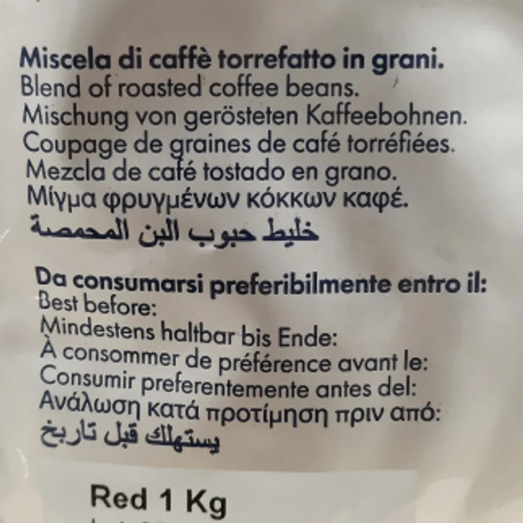 Caffe Borbone ROTE Mischung Kaffebohnen Borbone 1 Kg X 6 - Caffè Borbone 2 Caffe Borbone ROTE Mischung Kaffebohnen Borbone 1 Kg X 6 - Caffè Borbone – Bild 2