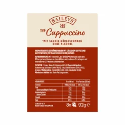 Senseo CAPPUCCINO BAILEYS Kaffeepad Ungeröstet 8 Stück(e) -Kaffee Verkäufe ab469dffc35de595af244148e86b49f1