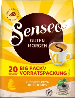 SENSEO Pads Guten Morgen XL 5 X 20 Getränke Vorteilspack -Kaffee Verkäufe abdd43b926e74dfe595836bfbc7053dd