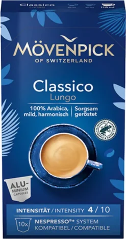 Mövenpick Classico Lungo Green Cap Aus Gemahlenen Arabica Bohnen 57g -Kaffee Verkäufe acc9ca9672f4bf4842b90c9a4e926270
