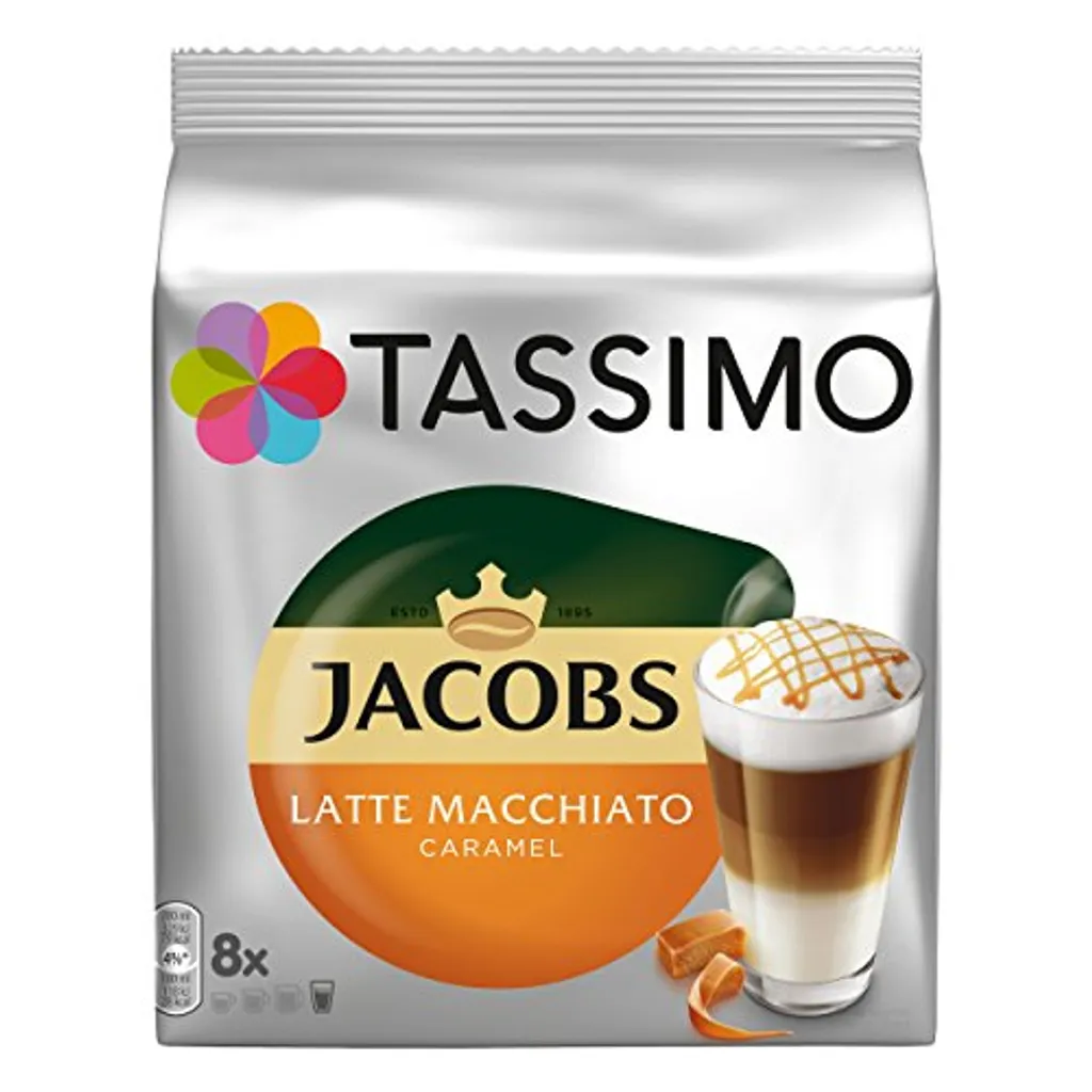 Tassimo Kapseln Jacobs Typ Latte Macchiato Caramel | 8 Kaffeekapseln 5 Tassimo Kapseln Jacobs Typ Latte Macchiato Caramel | 8 Kaffeekapseln – Bild 5