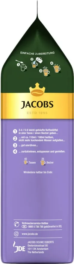 JACOBS Typ Cappuccino Choco So Leicht Mit Milka Geschmack 12 Beutel - 12 X 400g -Kaffee Verkäufe b25f1ecca0b636b1fbeaf4456d490100