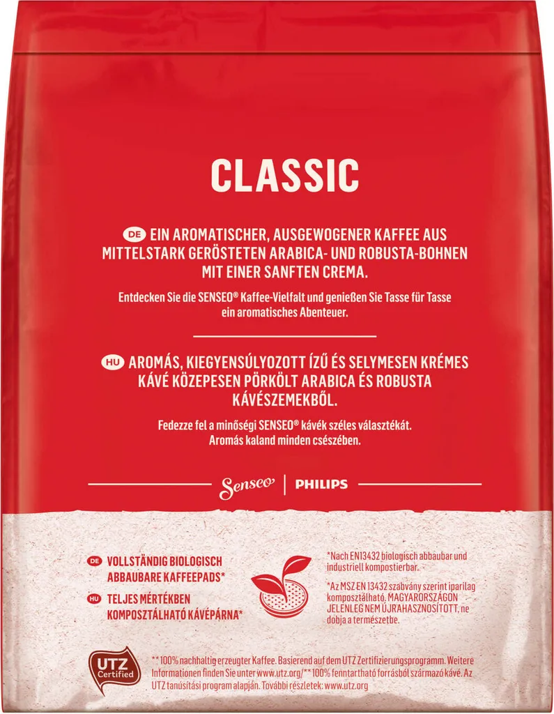 SENSEO Pads Classic UTZ 10 X 36 Getränke Pads Vorratspackung 5 SENSEO Pads Classic UTZ 10 X 36 Getränke Pads Vorratspackung – Bild 5