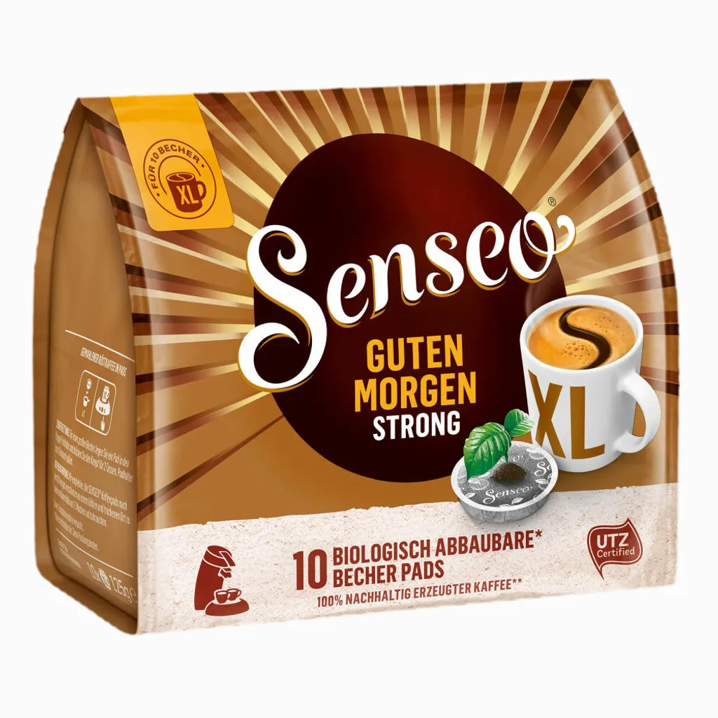 Senseo, Kaffeepads, Guten Morgen Strong XL, 10 Er, 125 G 2 Senseo, Kaffeepads, Guten Morgen Strong XL, 10 Er, 125 G – Bild 2