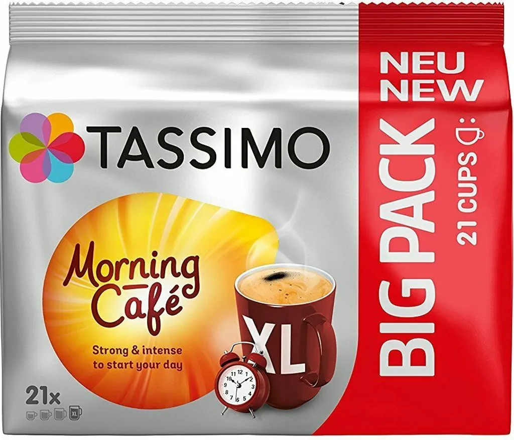 TASSIMO Morning Café XL Big Packs Mix-Paket 3 Sorten 6 Packungen 126 Getränke 4 TASSIMO Morning Café XL Big Packs Mix-Paket 3 Sorten 6 Packungen 126 Getränke – Bild 4