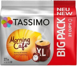 TASSIMO Rund-Um-Die-Uhr-Paket Morning Café XL - Krönung XL - Café Hag Crema 8 TASSIMO Rund-Um-Die-Uhr-Paket Morning Café XL - Krönung XL - Café Hag Crema -Kaffee Verkäufe b8d2b49634d854aef38cc8e3a2ce6179