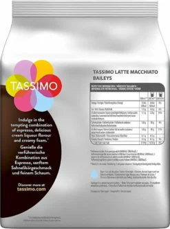 Tassimo Kapseln Typ Latte Macchiato Bailey's | 8 Kaffeekapseln -Kaffee Verkäufe b9c4f92fbbb7ca8793d2e92fa7855700