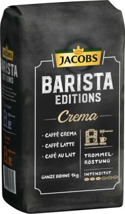 JACOBS Kaffeebohnen Barista Editions Crema 2x1 Kg Ganze Kaffee Bohnen Geröstet 9 JACOBS Kaffeebohnen Barista Editions Crema 2x1 Kg Ganze Kaffee Bohnen Geröstet -Kaffee Verkäufe be8709d3705ff7fc15a6becc060d50cb