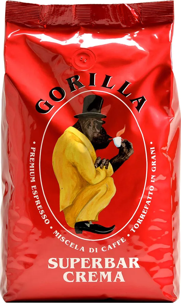 GORILLA Superbar Crema Kaffeebohnen 1 Kg 2 GORILLA Superbar Crema Kaffeebohnen 1 Kg – Bild 2