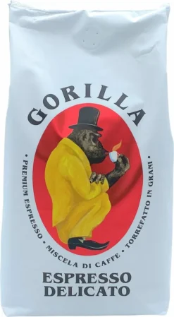 Gorilla Espresso Delicato 1000g Joerges -Kaffee Verkäufe c16b917ea4c22034d72dfb65fe05a25b