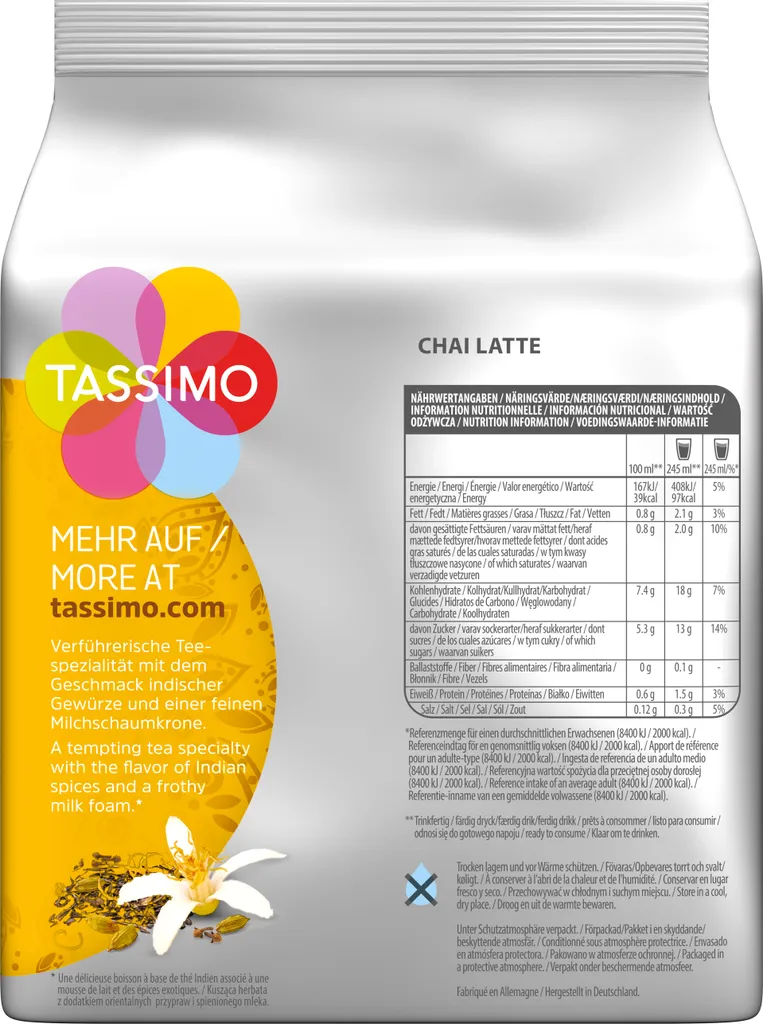 Tassimo Chai Latte | 8 T Discs 2 Tassimo Chai Latte | 8 T Discs – Bild 2