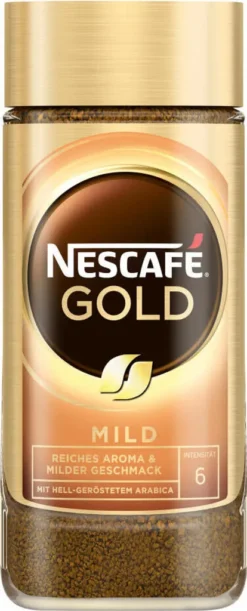 Nescafé® Nescafé Gold Mild | Löslicher Kaffee | 200g-Glas -Kaffee Verkäufe c56341fd29981aa6a1389b5c2ac8889d