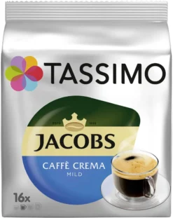 Tassimo Jacobs Caffè Crema Mild | 16 T Discs, Kaffeekapseln 14 Tassimo Jacobs Caffè Crema Mild | 16 T Discs, Kaffeekapseln -Kaffee Verkäufe c74a9952d6f27d37e65c93d65c67b3d4