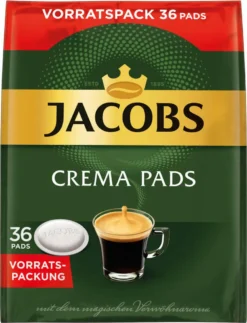 JACOBS Kaffeepads Crema Classic UTZ- 5 X 36 Getränke Pads Vorteilspack 15 JACOBS Kaffeepads Crema Classic UTZ- 5 X 36 Getränke Pads Vorteilspack -Kaffee Verkäufe c91c60512182af693634ee851ddc045c