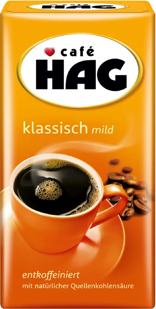 CAFÉ HAG Klassisch Mild Filterkaffee Entkoffeiniert 12 X 500 G Kaffee Gemahlen 2 CAFÉ HAG Klassisch Mild Filterkaffee Entkoffeiniert 12 X 500 G Kaffee Gemahlen – Bild 2