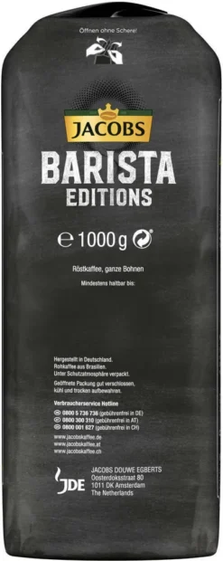 Jacobs Barista Editions Selektion Des Jahres Brasilien, Bohnenkaffee, Ganze Bohnen, Röstkaffee, Kaffeebohnen, 1000 G -Kaffee Verkäufe cc07a0e86ad8e9d374911280dce7986b