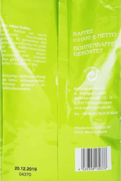 Joerges Gorilla Kaffeehaus Kaffeebohnen 1kg -Kaffee Verkäufe ccb2263687bfc1451f03bc2c362fdbdd