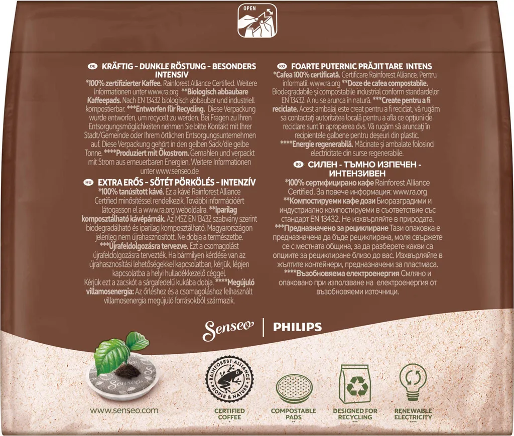 SENSEO Pads Extra Strong Senseopads 160 Getränke Kaffeepads 5 SENSEO Pads Extra Strong Senseopads 160 Getränke Kaffeepads – Bild 5