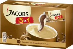 Jacobs Classic 3in1 Sticks | Löslicher Kaffee | 10 Portionen -Kaffee Verkäufe cdcc3e499edcb5cf6d9bf25f4220c4f8