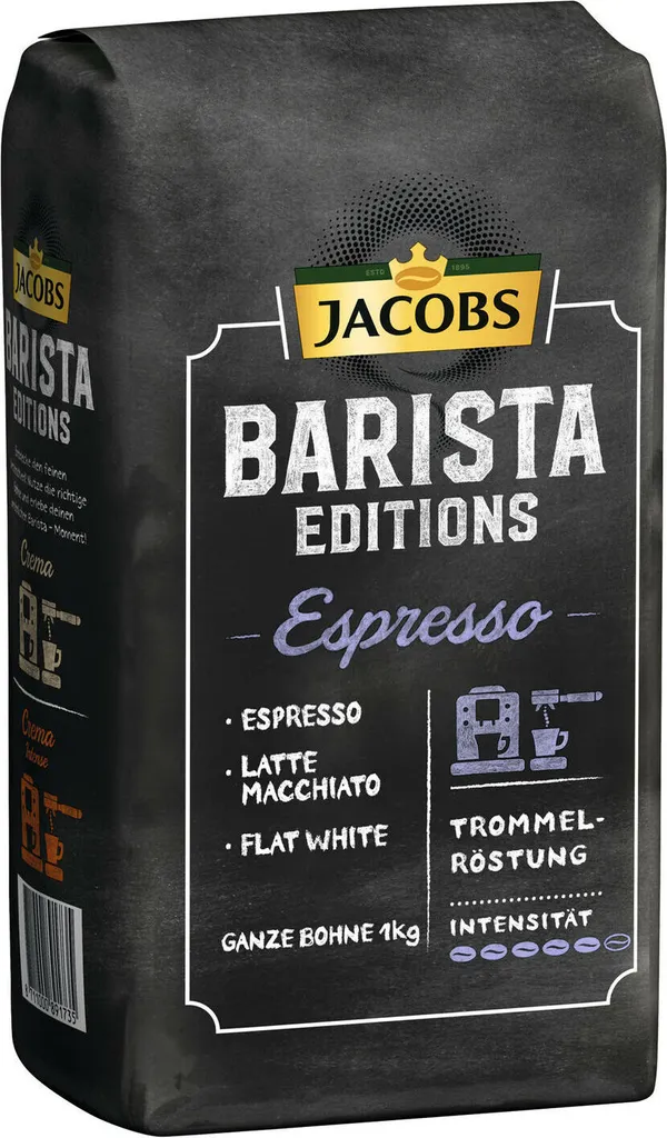 JACOBS Kaffeebohnen Barista Editions Espresso 3 Kg Espressobohnen + 1 Jacobs Barista Becher +1 Dose 4 JACOBS Kaffeebohnen Barista Editions Espresso 3 Kg Espressobohnen + 1 Jacobs Barista Becher +1 Dose – Bild 4