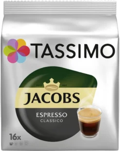 Tassimo Jacobs Espresso Classico | 16 T Discs, Kaffeekapseln -Kaffee Verkäufe cfd28f39e400a3a50454446e65a7bb3a