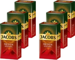 JACOBS Filterkaffee Meisterröstung 6 X 500g Pulver-Kaffee Gemahlen Röstkaffee