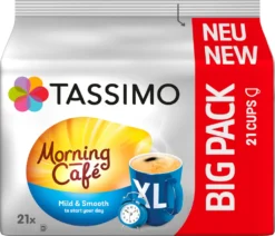 TASSIMO Morning Café XL Big Packs Mix-Paket 3 Sorten 6 Packungen 126 Getränke 12 TASSIMO Morning Café XL Big Packs Mix-Paket 3 Sorten 6 Packungen 126 Getränke -Kaffee Verkäufe d45a8cc1d6c2a832a43a985b72421c33