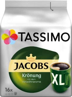TASSIMO Kapseln 3x16 Jacobs Krönung XL + 3x16 Krönung Kräftig XL T Discs - Insgesamt 96 Getränke -Kaffee Verkäufe d6c9bb09dce6d252d1a5815e3861c16d 3