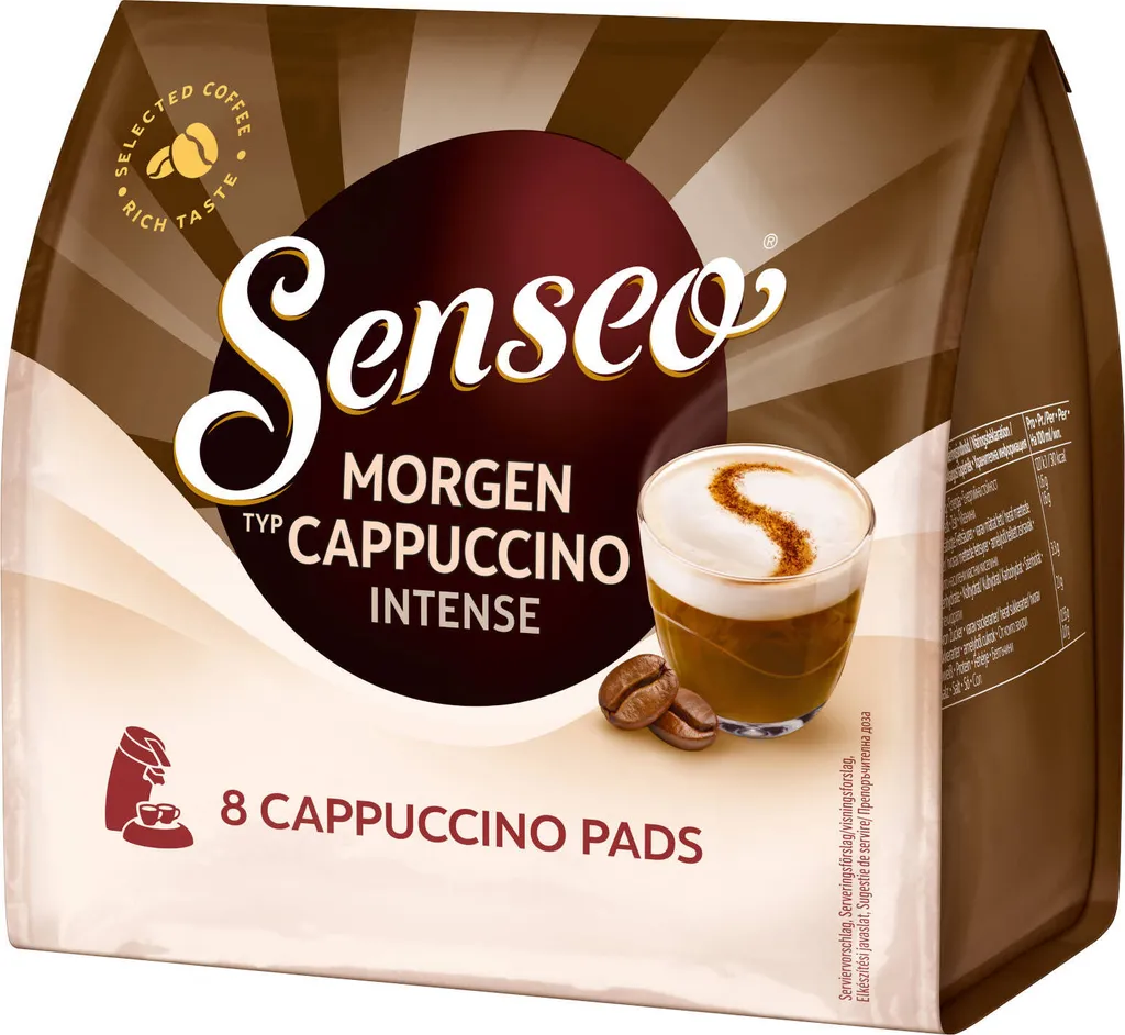 SENSEO Pads Typ Morgen Cappuccino Intense 10 X 8 Pads 80 Getränke 9 SENSEO Pads Typ Morgen Cappuccino Intense 10 X 8 Pads 80 Getränke – Bild 9