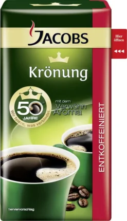 Jacobs Filterkaffee Krönung Entkoffeiniert | Gemahlen | 500g 19 Jacobs Filterkaffee Krönung Entkoffeiniert | Gemahlen | 500g -Kaffee Verkäufe ddd14101f435fcb4f667c5afe163da97