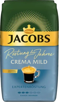 JACOBS Kaffeebohnen Expertenröstung Crema Mild Röstung Des Jahres 2x1 Kg Bohnen 9 JACOBS Kaffeebohnen Expertenröstung Crema Mild Röstung Des Jahres 2x1 Kg Bohnen -Kaffee Verkäufe e12e5f6d50ac343e51ae4c0007bff4fe