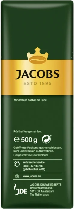 JACOBS Krönung Kräftig Filterkaffee 12 X 500 G Kaffee Gemahlen -Kaffee Verkäufe e25cc2e9863b515c9c480c11bd49b107