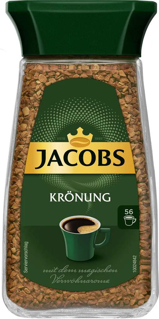 JACOBS Krönung 6 X 100g Löslicher Kaffee Instantkaffee 6 Gläser Löskaffee 2 JACOBS Krönung 6 X 100g Löslicher Kaffee Instantkaffee 6 Gläser Löskaffee – Bild 2