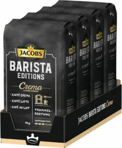 JACOBS Kaffeebohnen Barista Editions Crema Ganze Bohne 4x1 Kg + 2 Alu Dosen Im Barista Design 9 JACOBS Kaffeebohnen Barista Editions Crema Ganze Bohne 4x1 Kg + 2 Alu Dosen Im Barista Design -Kaffee Verkäufe e354fb1afad0c4ce22f628c6311ff658