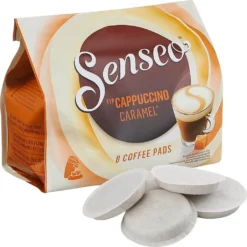 Senseo Cappuccino Caramel | 8 Kaffeepads -Kaffee Verkäufe e3ac08c767e5b1340c7b001660e7060e