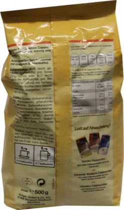 Krüger Family Cappuccino White | 500-g-Beutel -Kaffee Verkäufe e6453e4fd09418f2be19971ff31a1e5e