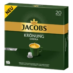 JACOBS Kapseln Krönung Crema 200 Nespresso®* Kompatible Kaffeekapseln 10x20 -Kaffee Verkäufe e648c60761845bfd19cd7abb59c41e21