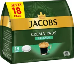 JACOBS Pads Crema Balance 5 X 18 Getränke - 90 Kaffeepads Senseo Kompatibel -Kaffee Verkäufe e71417e259258dae7410e0e3b2be698b