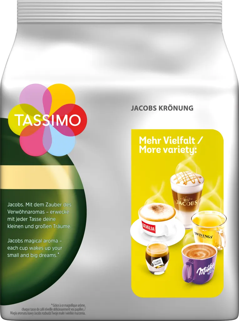 Tassimo Jacobs Krönung Mit Dem Verwöhnaroma | 16 T Discs, Kaffeekapseln 2 Tassimo Jacobs Krönung Mit Dem Verwöhnaroma | 16 T Discs, Kaffeekapseln – Bild 2