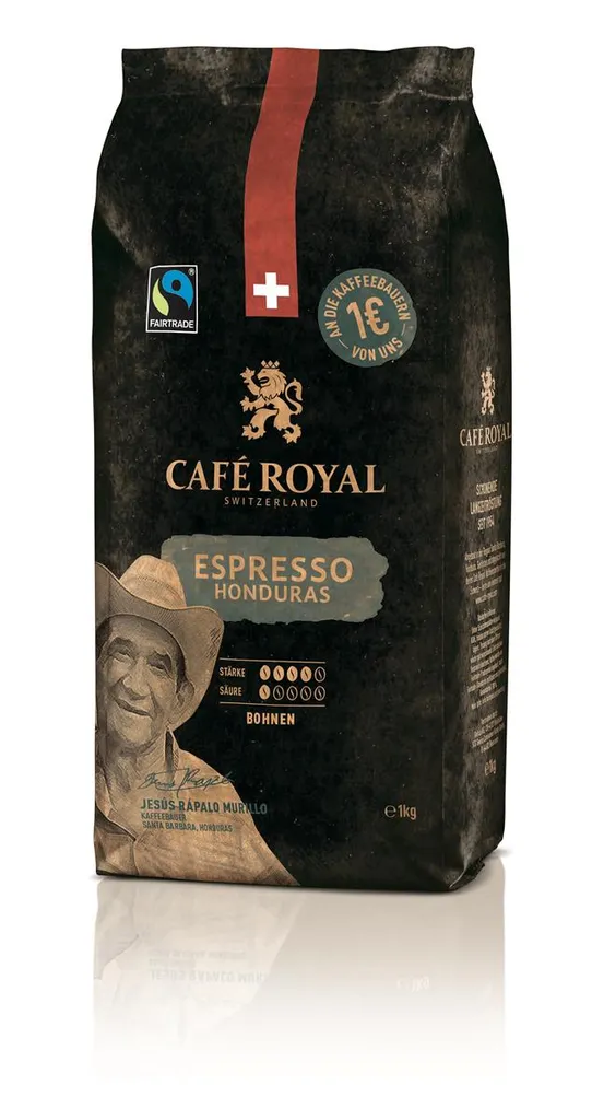 Café Royal Honduras Ganze Bohne Espresso 1kg 2 Café Royal Honduras Ganze Bohne Espresso 1kg – Bild 2