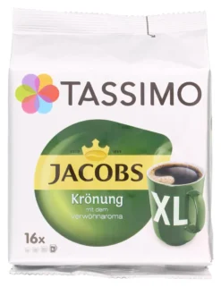 Tassimo Jacobs Krönung XL | 16 T Discs, Kaffeekapseln -Kaffee Verkäufe ef4342d2b903f73da2291ea668be737b