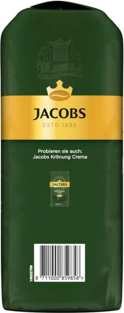 JACOBS Kaffeebohnen Krönung Crema Kräftig 2 X 1kg Ganze Kaffee Bohnen + 1 Aluminium Dose Im Barista-Design -Kaffee Verkäufe efe74b45696ed4dfad9effe1c600975f 3