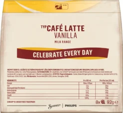 Senseo Café Latte Vanilla | 8 Kaffeepads -Kaffee Verkäufe f48e65e4bf9f57887d823069f05e647f 1