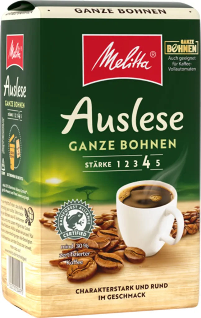 MELITTA Auslese Ganze Bohnen Für Filterkaffee 500 G Kräftig Mit Rundem Aroma 1 MELITTA Auslese Ganze Bohnen Für Filterkaffee 500 G Kräftig Mit Rundem Aroma