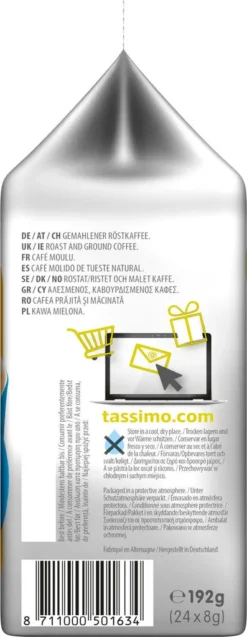 TASSIMO Kapseln Morning Café XL T-Discs Mild & Smooth 5 X 21 - 105 Getränke -Kaffee Verkäufe f739d89f3849f41dec9f3ee71005227a